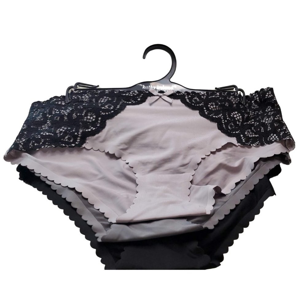 Kathy Ireland panties, XL, Purple, Gray, Black